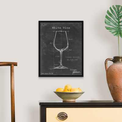 Barware Blueprint IV - Impression sur toile