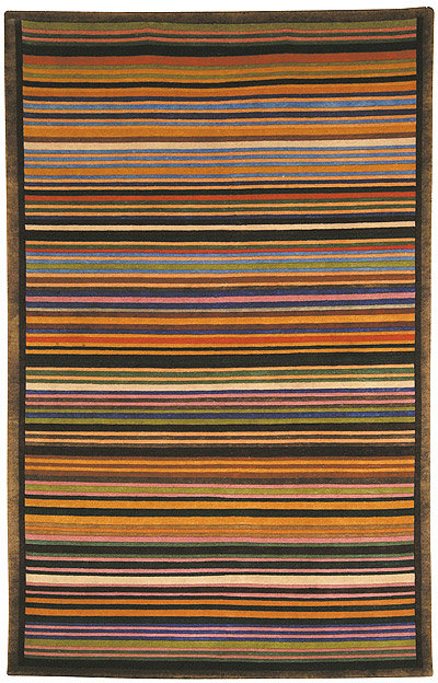 Tapis en laine noué à la main La Carta, Rectangle 3 pi x 5 pi