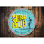 Enseigne en aluminium West Coast Surf Club-58289154