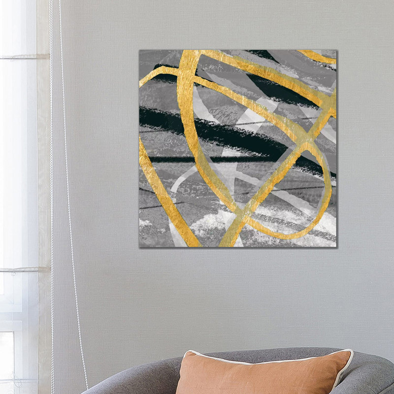 Grey Dance I by Susan Jill - Gallery-Wrapped Canvas Giclée on Canvas, Wrapped Canvas, 66.04cm H x 66.04cm W