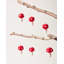 Nordic Felted Mushroom Ornament - Mini - Set of 6
