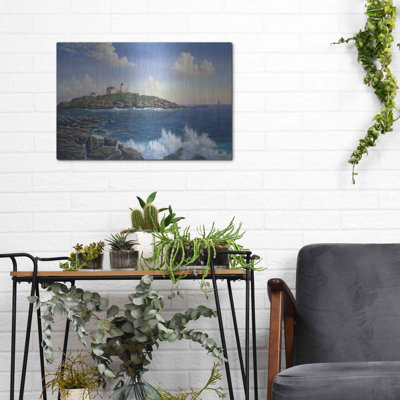 «Cape Neddick, Maine» par Eduardo Camoes, art mural en métal