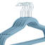  Paquet de 25 cintres pour enfants en velours rose-72252407