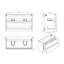 Ensemble de meuble-lavabo de salle de bain double 48 po Blaire