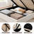 Coletti Hydraulic Lift Up Storage Wingback Upholstered Platform Bed-881796717-961994924