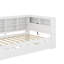 Lit de jour simple avec lit gigogne, tablette et port USB-488586967