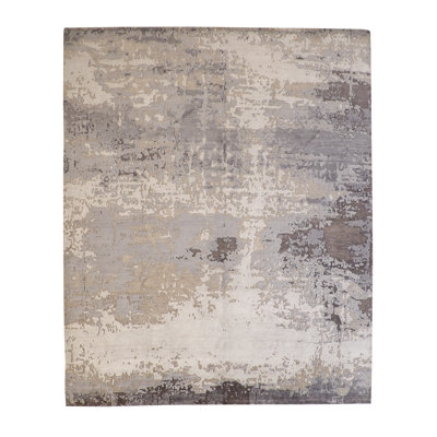 Bhusan One-of-a-Kind 8.2x9.11 Area Rug Grey