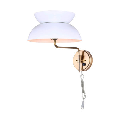 Kyshaun Plug-in Swing Arm Sconce