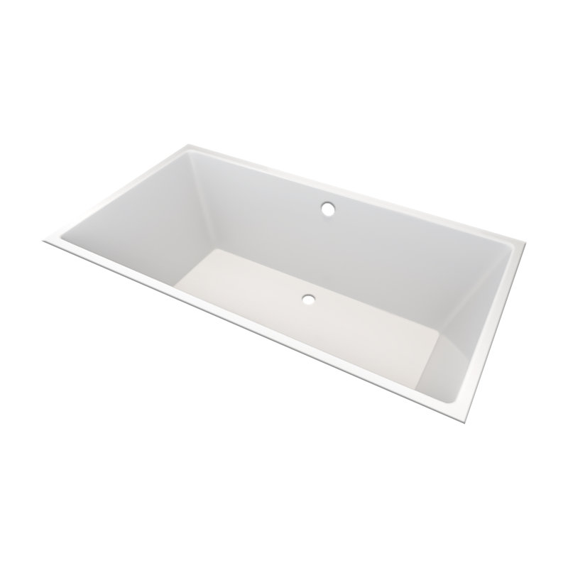 69.5'' x 40.5'' Undermount Soaking Acrylic Bathtub