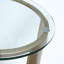 Houston Round Chairside Table - Brushed Gold