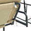 Arlmont & Co. Patio Swing Bench With Canopy Steel-1500759372