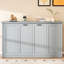 Armoire lit simple, gris