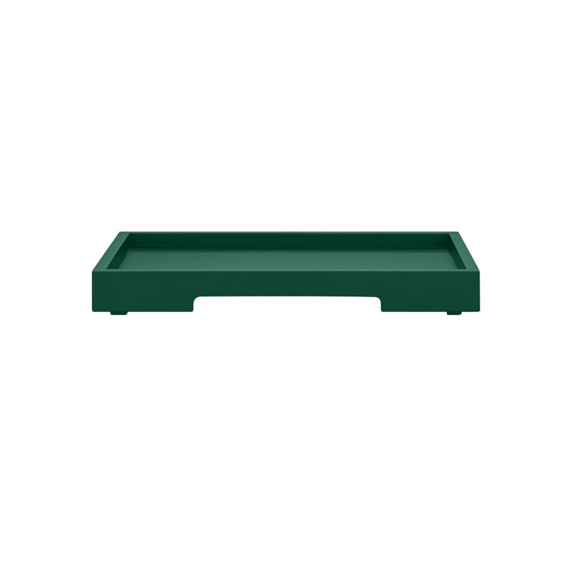 Tray, Green, 3cmH x 24.8cmW x 19.6cmD