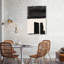 «Black and White Abstract Shapes» par Floater, reproduction d'art sur toile-68916543-68916546