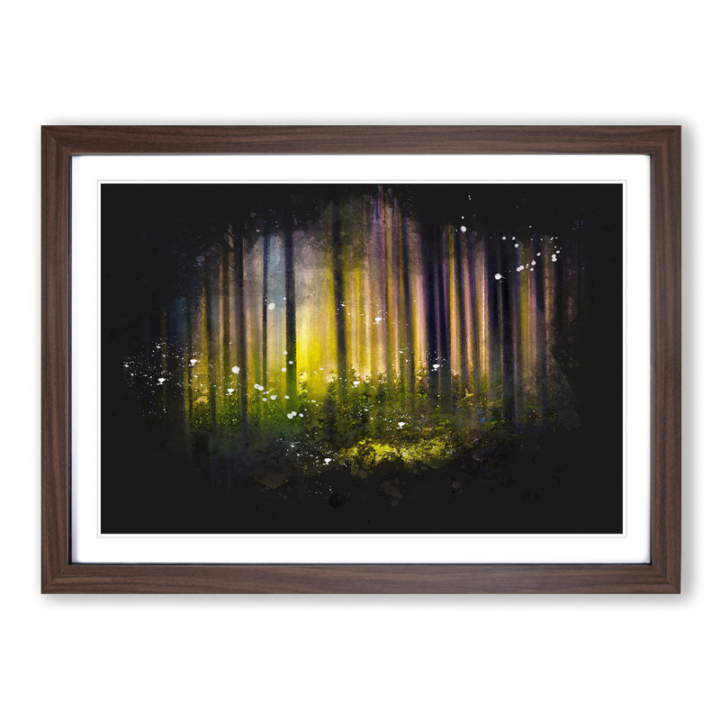 Forest Dreams - Picture Frame Graphic Art Print, 62cm H x 87cm W x 2cm D, Walnut Framed