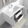  Angela 48 inch Fully Assembled Single Floating Bathroom Vanity with Solid Surface Sink