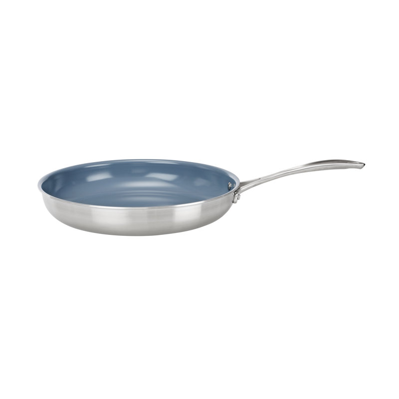 ZWILLING Spirit 3-ply Stainless Steel Ceramic Nonstick Fry Pan, 10"