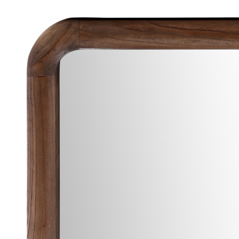 Miroir Hostetter brun grand