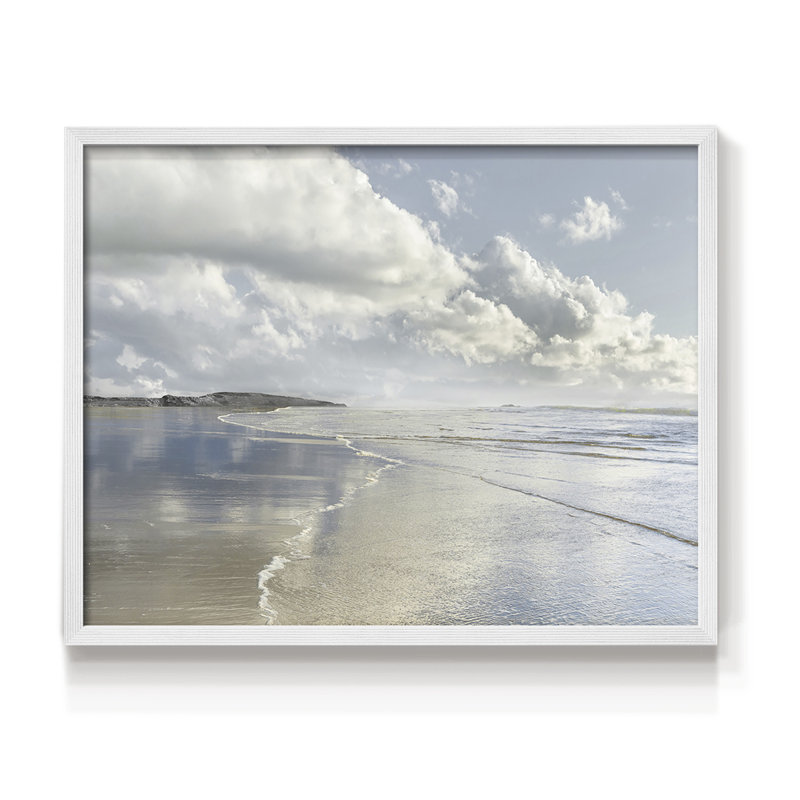 Infinity Beach -Framed Print - Restickable
