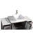 Ravenna 54" Freestanding Single Sink Bathroom Vanity with Engineered Marble Top and Matching Mirror-27042778