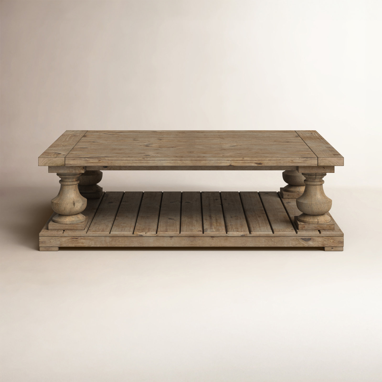McKew 60" Solid Wood Coffee Table