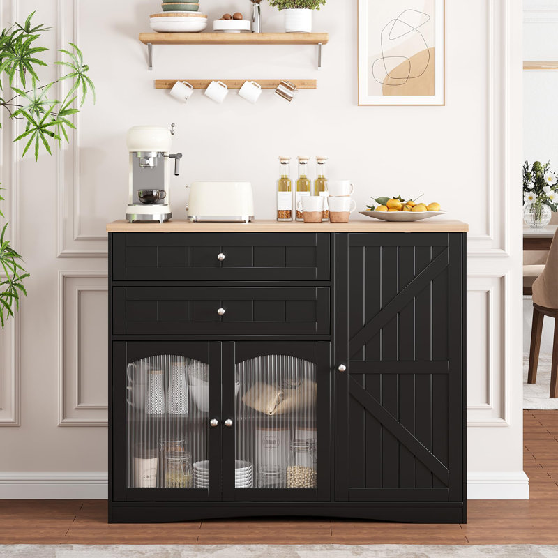 Buffet Farmhouse avec portes de grange
