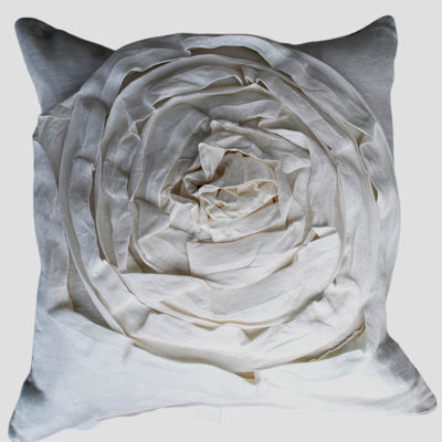 Deco Rose Square Linen Pillow