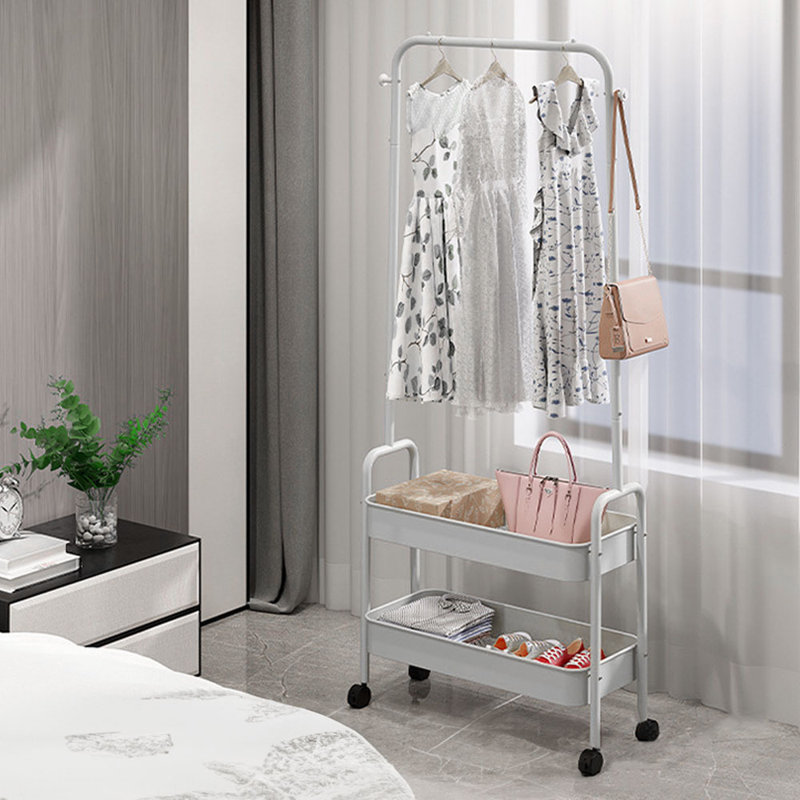 65.5cm Rolling Clothing Rack