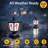 Outdoor Solar Post Lights, Weather-resistant Fence And Deck Lights, Ip44 Waterproof, Cool White Led Garden Lights
