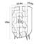 Garde-robe de chambre moderne et simple