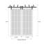 Portes coulissantes de grange coulissantes pour garde-robe | Ego 5014 | Ensemble de quincaillerie Modern Rails | Portes de garde-robe de chambre en bois massif-99700180-99700181