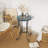 Patio Side Table with Shelf