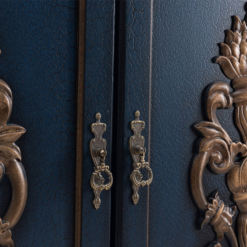 Armoire à chaussures de luxe américaine sculptée