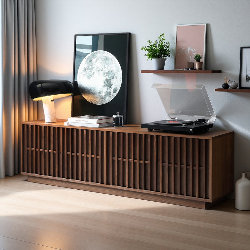 Meuble télé simple au design rétro