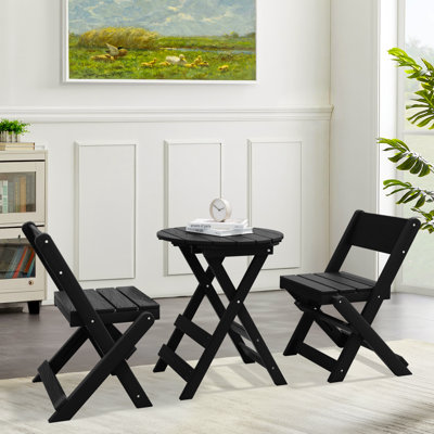 2-Person Folding Outdoor Dining Set