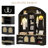 Hall Tree With Shoe Racks And Storage Bench-646149390