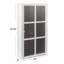 Armoire murale en bois avec 3 tablettes