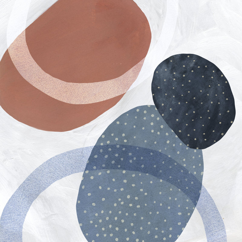 In Orbit II - Wrapped Canvas Painting, 30cm H x 30cm W