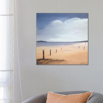 Along The Beach II by Hans Paus - Wrapped Canvas Gallery-Wrapped Canvas Giclée
