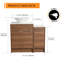 Meuble-lavabo simple avec plateau Dimitrinka 35,44