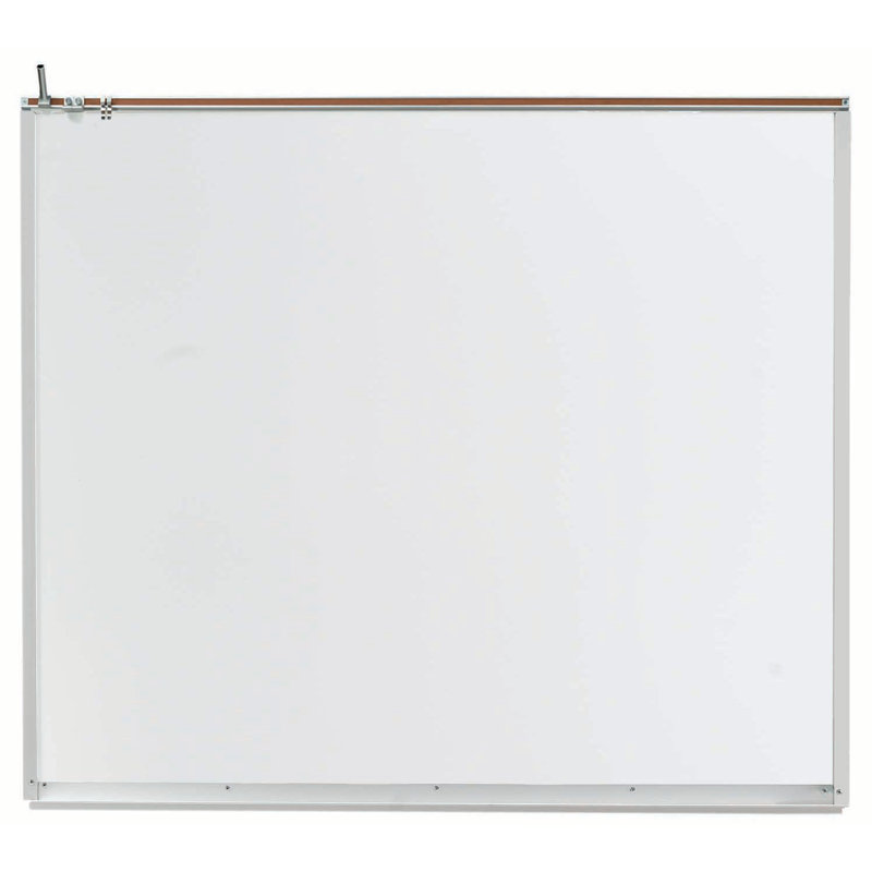 Tableau blanc magnétique à cadre en aluminium, H 4 po x l 5 po