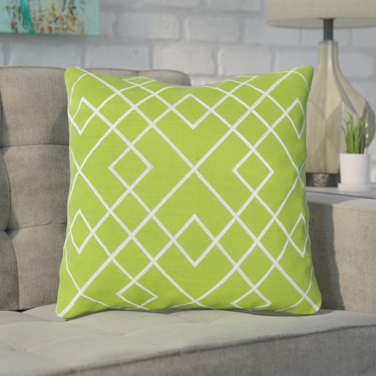 Wrought Studio Argos Embroidered Polyester/Polyester Throw Pillow u0026 Reviews  | Wayfair