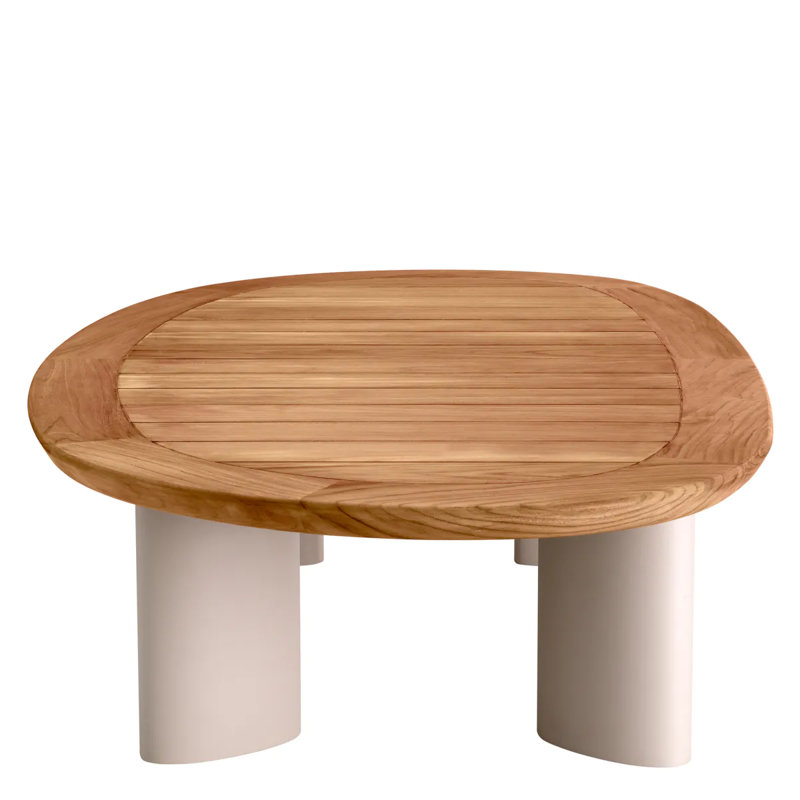 Outdoor Free Form Teak Coffee Table