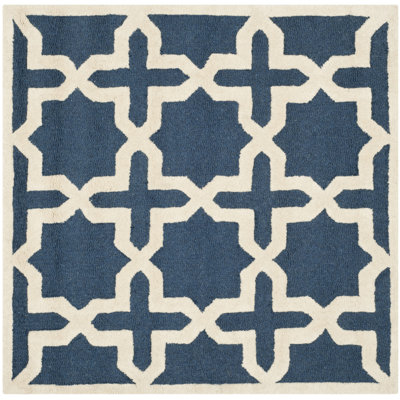Igna Hand Tufted Wool Geometric Rug