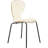 Kavish Dining Chair with Curved Back and Waterfall Edge Seat Powder-Coated Metal Legs-1468213423