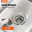 47.2" L x 19.7" W Free Standing Laundry Sink