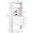 Akaylia Freestanding Closet System with Mirror And Drawers-1821066228