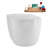 48" Streamline Soaking Freestanding Tub and Tray With Internal Drain-102285108