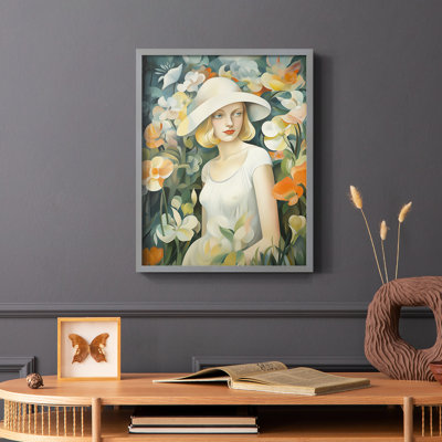 WOMEN Series DLI  -Premium Framed Print -Ready to Hang - No Nails Required