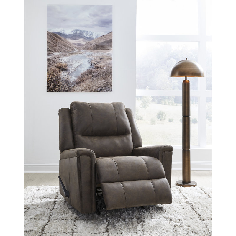 Fauteuil inclinable Leola, Gris foncé